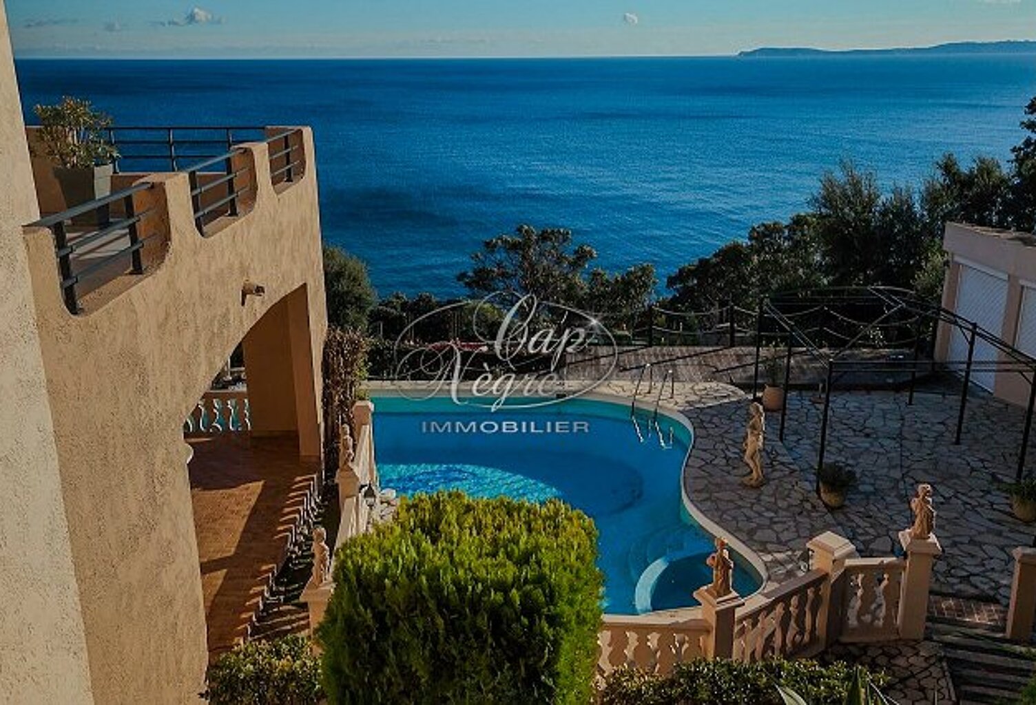 MAISON VUE MER 180° 3 CHAMBRES MEZZANINE STUDIO PISCINE PROCHE P — photo 1