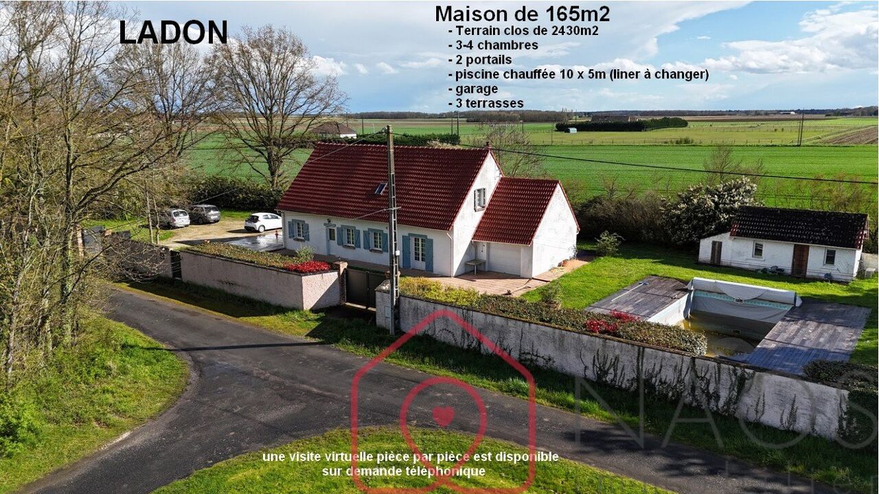 maison 5 pièces 165 m2 à vendre à Ladon (45270)