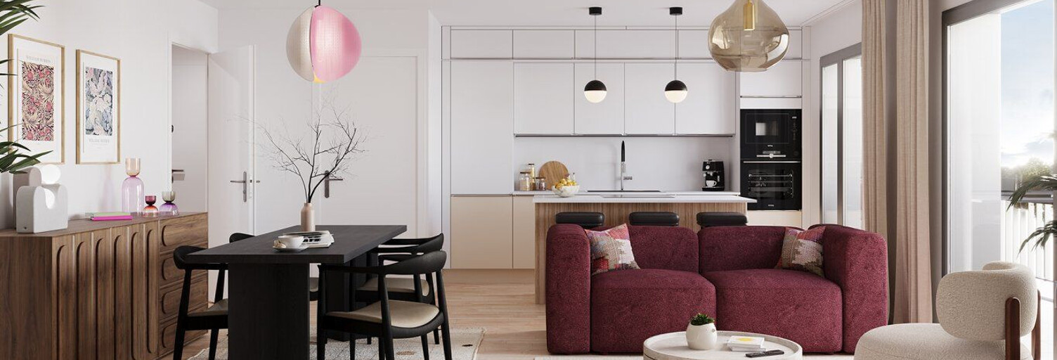 Appartement neuf T2, T3 Pièce 54 à 77 m² à vendre à Dunkerque (59240)