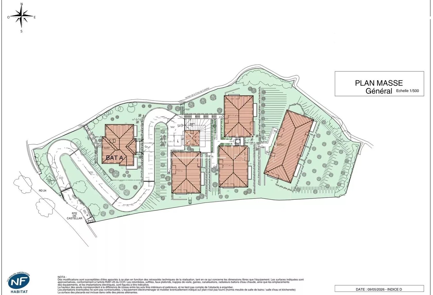 Programme neuf - 3 pièces avec terrasse et parking - Menton haut — photo 1