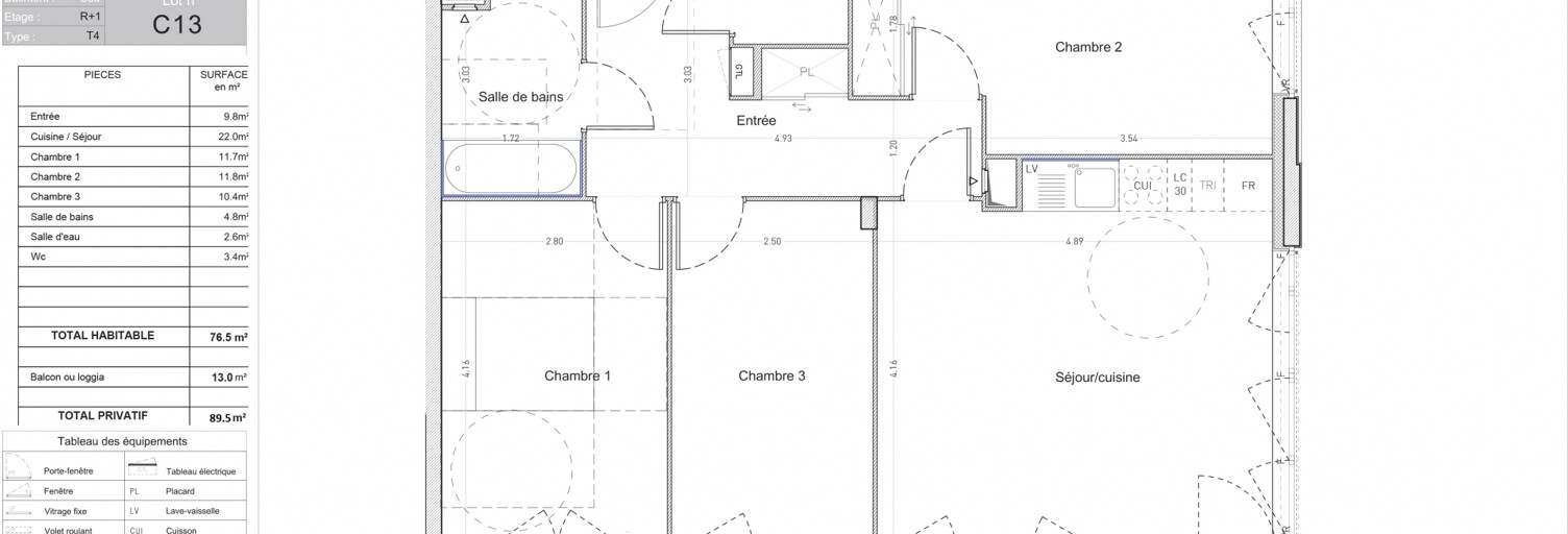 Appartement 4 Pièces 77 m² à vendre à Pontoise (95000)