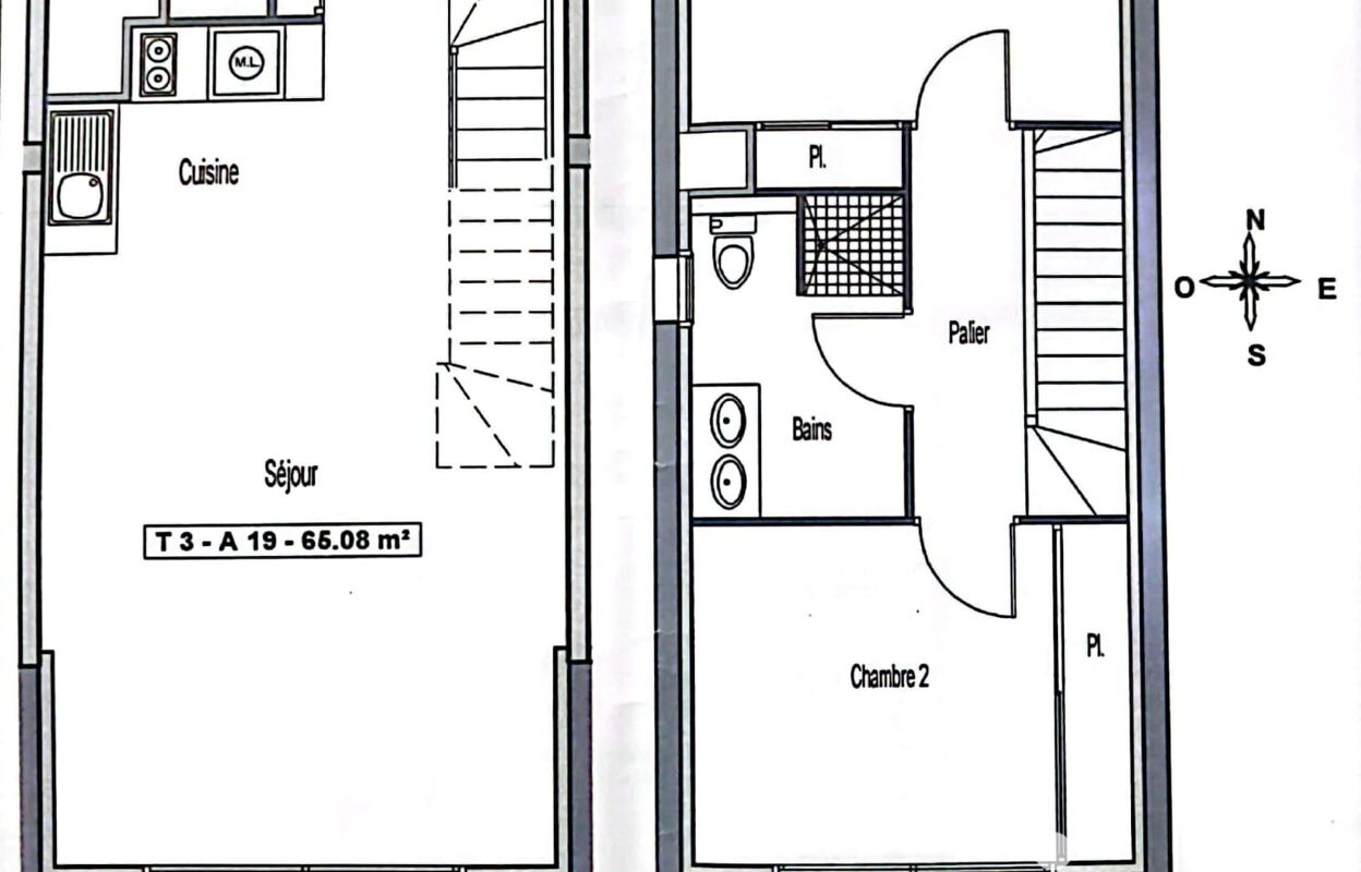 appartement 3 pièces 65 m2 à vendre à Saint-Gilles-Croix-de-Vie (85800)