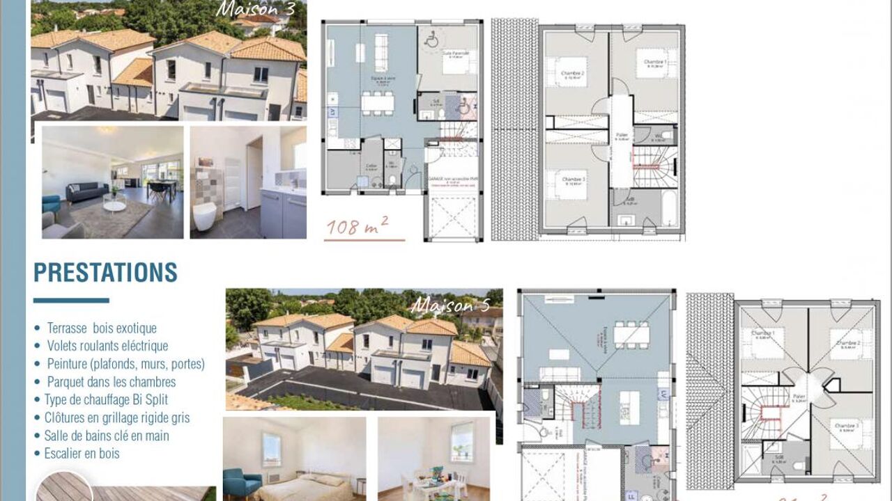 maison 108 m2 à construire à Villenave-d'Ornon (33140)