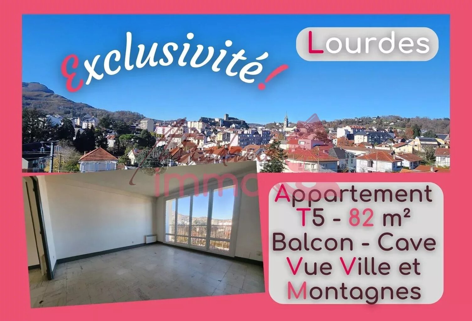 Appartement T5 82m² - Vue Ville et Montagnes — photo 1
