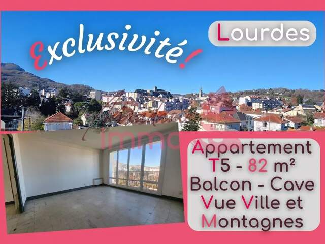 Appartement T5 82m² - Vue Ville et Montagnes — photo du bien