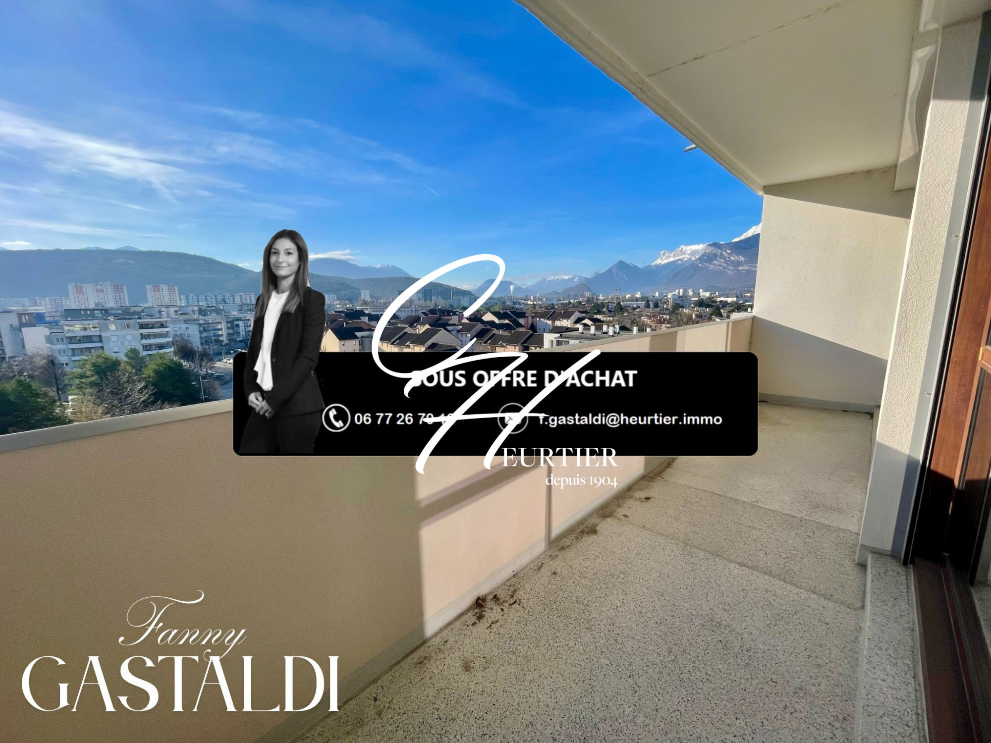 Appartement 4 pièces  à vendre Échirolles 38130