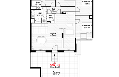 vente appartement 372 000 € à proximité de Cormontreuil (51350)