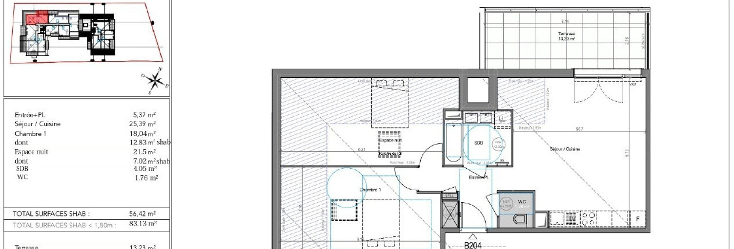 Appartement 2 Pièces 83 m² à vendre à Cogolin (83310)