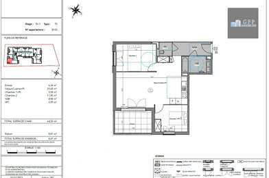 Appartement 3 pièces 323625 €