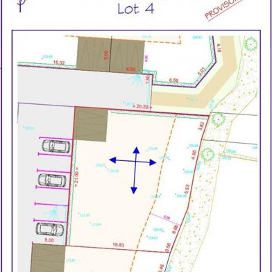 Terrain 384 m²