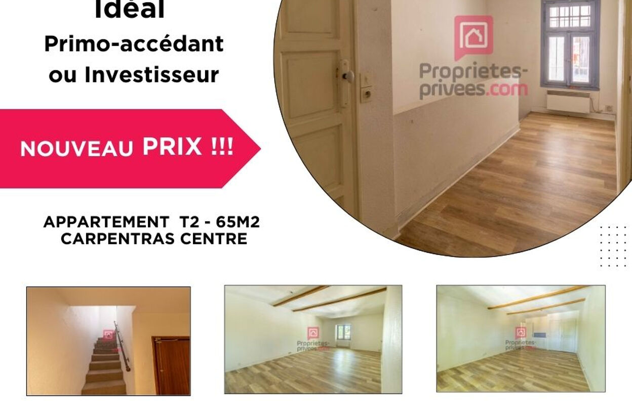 appartement 3 pièces 65 m2 à vendre à Carpentras (84200)