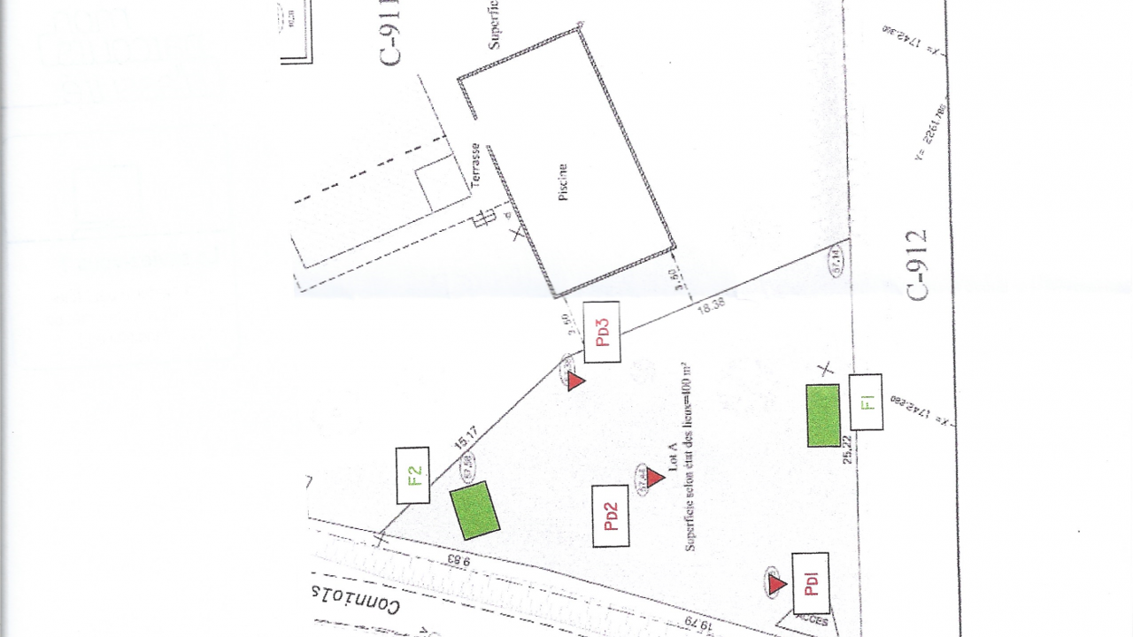 terrain  pièces 400 m2 à vendre à Plaissan (34230)