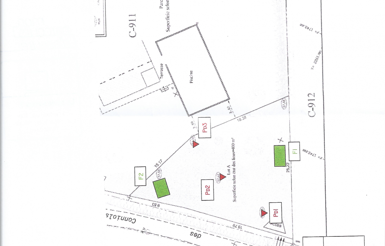 terrain  pièces 400 m2 à vendre à Plaissan (34230)