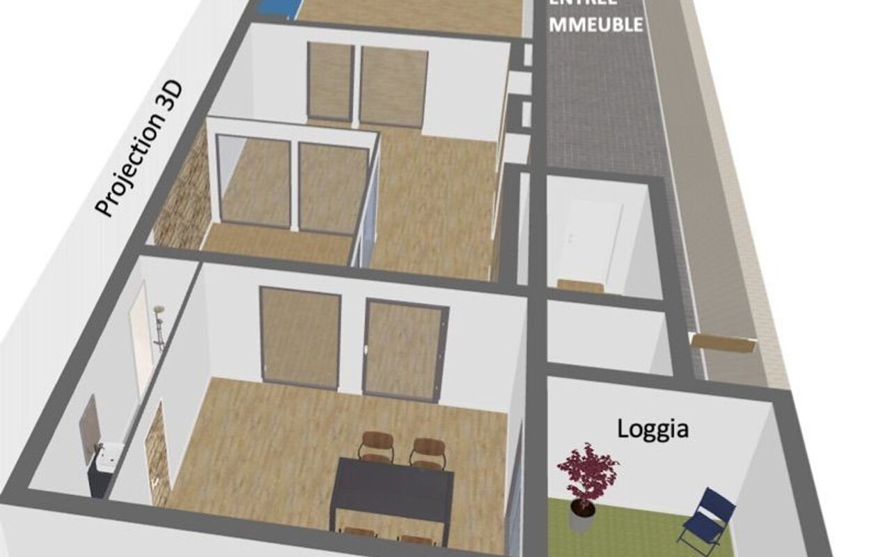 commerce  pièces 52 m2 à vendre à Nantes (44000)