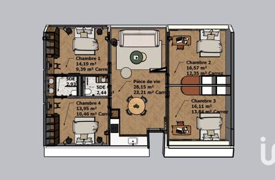 vente appartement 149 900 € à proximité de Champfleury (51500)