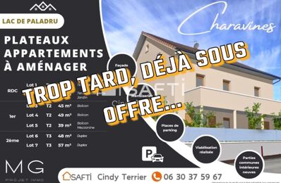 vente appartement 81 900 € à proximité de Saint-André-le-Gaz (38490)