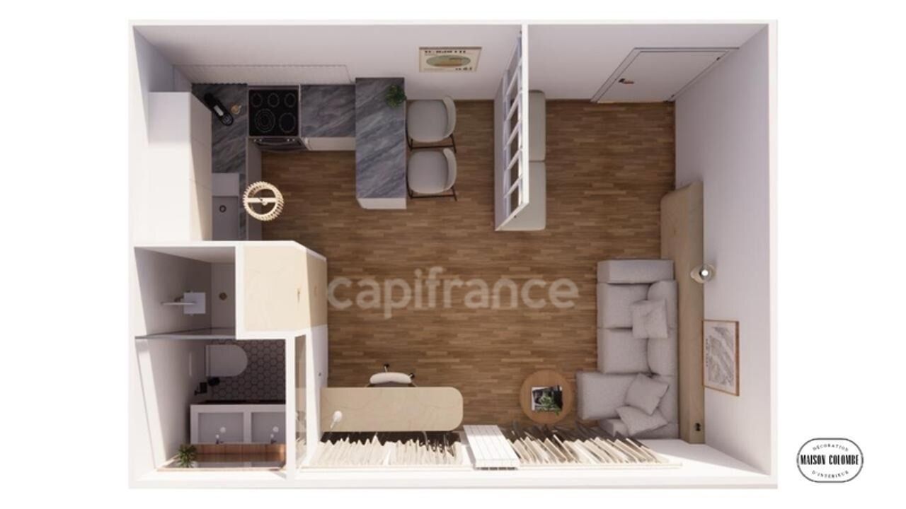 appartement 1 pièces 21 m2 à vendre à Paris 5 (75005)