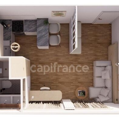 Appartement 1 pièce 21 m²