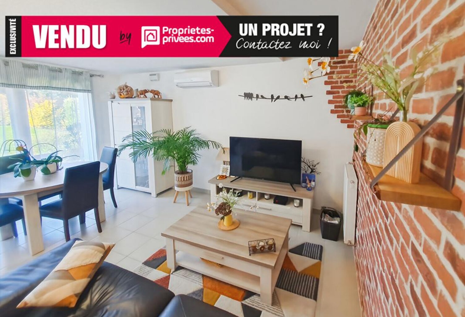 Maison récente climatisée à Angers offrant 85 m² habitables, une terrasse, un jardin et un garage motorisé — photo 1