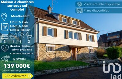 vente maison 139 000 € à proximité de Nommay (25600)