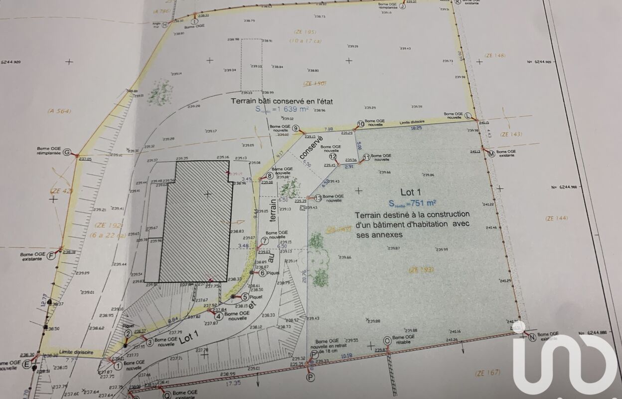 terrain  pièces 751 m2 à vendre à Arceau (21310)