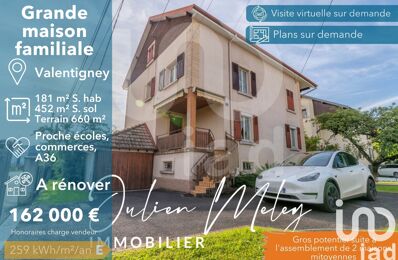 vente maison 162 000 € à proximité de Pont-de-Roide (25150)