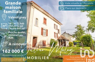 vente maison 162 000 € à proximité de Hérimoncourt (25310)