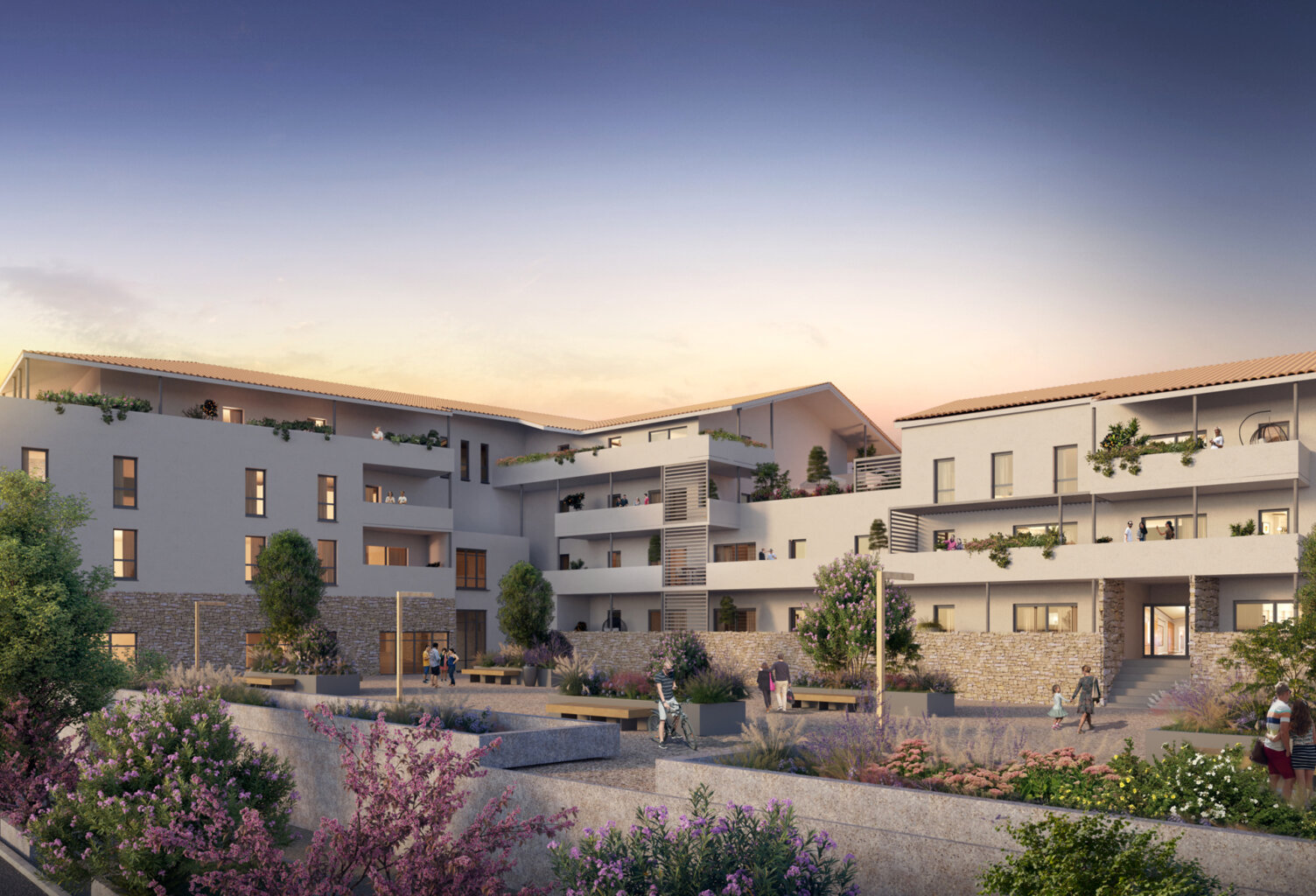 Appartement 2 pièces de 47m2 avec terrasse de 20m2 et parkin — photo 1