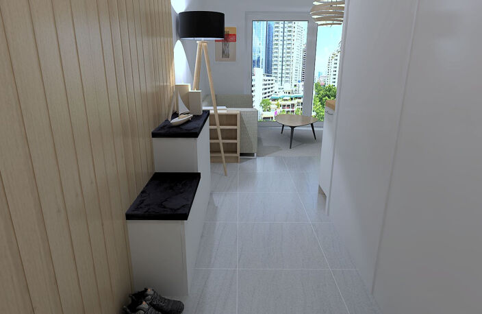 Appartement 2 pièces de 47m2 avec terrasse de 20m2 et parkin — photo 4