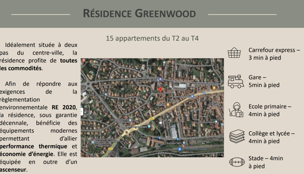 Appartement 2 pièces  à vendre Saint-Vincent-de-Tyrosse 40230