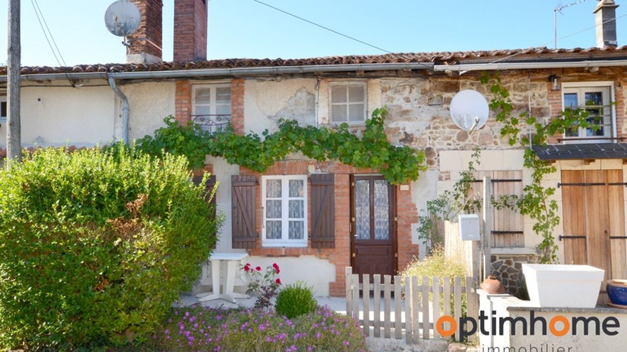 maison 3 pièces 63 m2 à vendre à Chirac (16150)