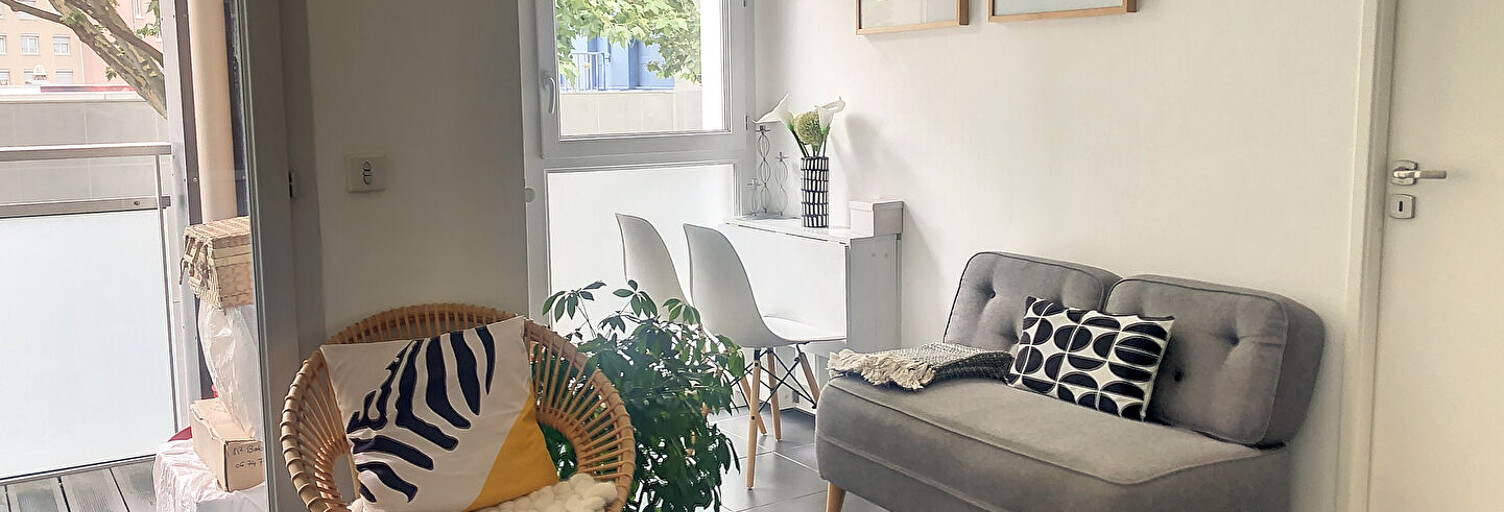 Appartement 2 Pièces 38 m² à louer à Villeurbanne (69100)
