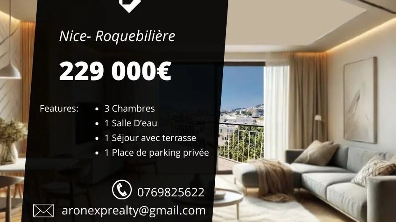 appartement 4 pièces 69 m2 à vendre à Nice (06000)