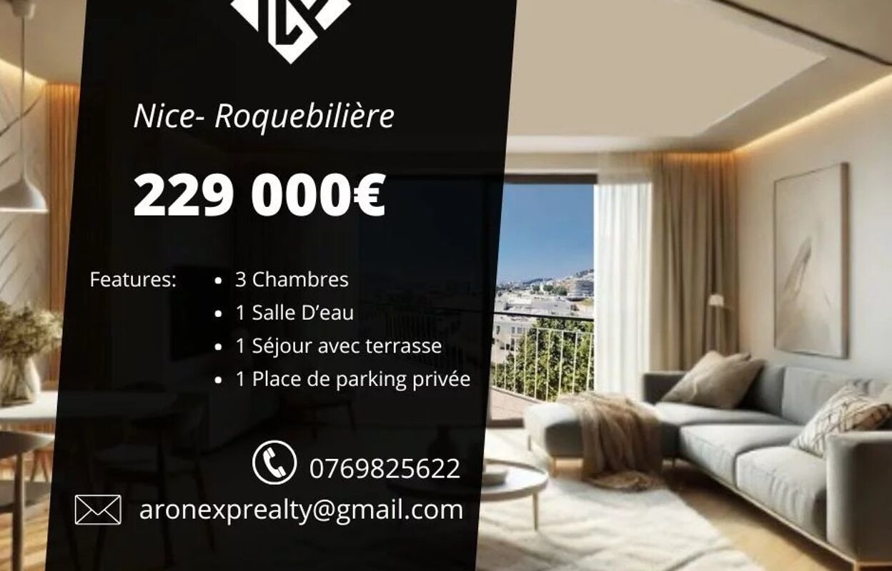 appartement 4 pièces 69 m2 à vendre à Nice (06000)