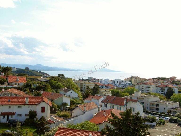BIARRITZ – BIBI BEAURIVAGE QUARTIER D’ESPAGNE SUPERBE APPARTEMENT VUE MER TERRASSE – CAVE - PARKING — photo 1