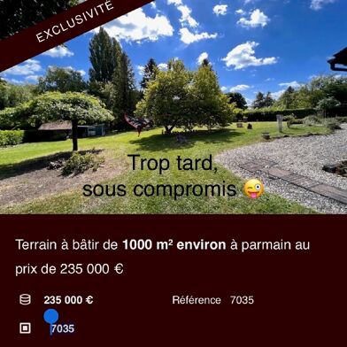 Terrain  235000 €