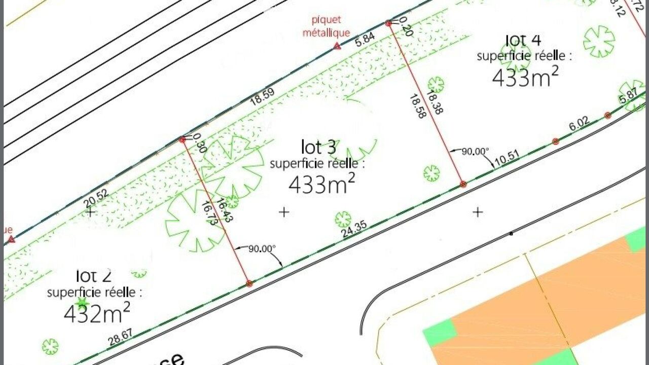 terrain  pièces 433 m2 à vendre à Joué-Lès-Tours (37300)