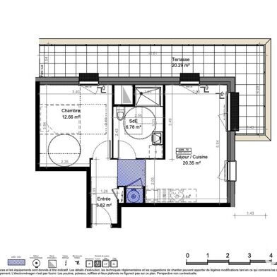 Appartement 2 pièces 208000 €