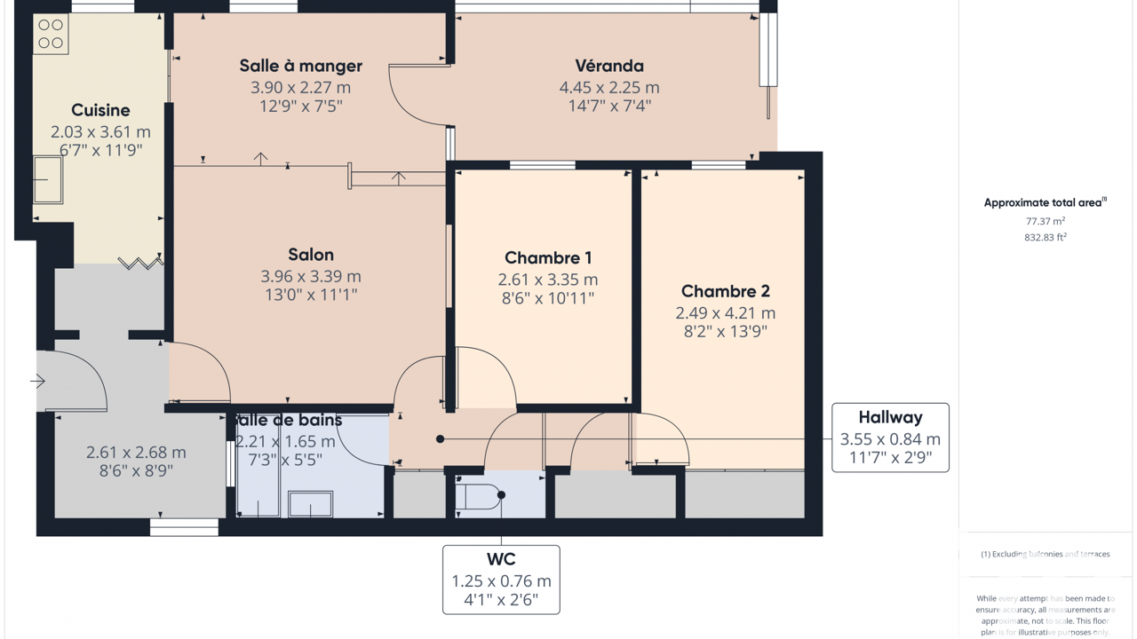 appartement 3 pièces 67 m2 à vendre à Évry (91000)