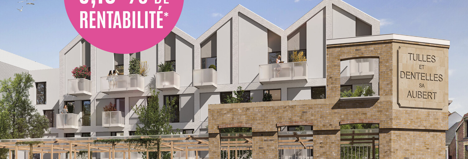 Appartement neuf T1 Pièce 17 à 23 m² à vendre à Calais (62100)