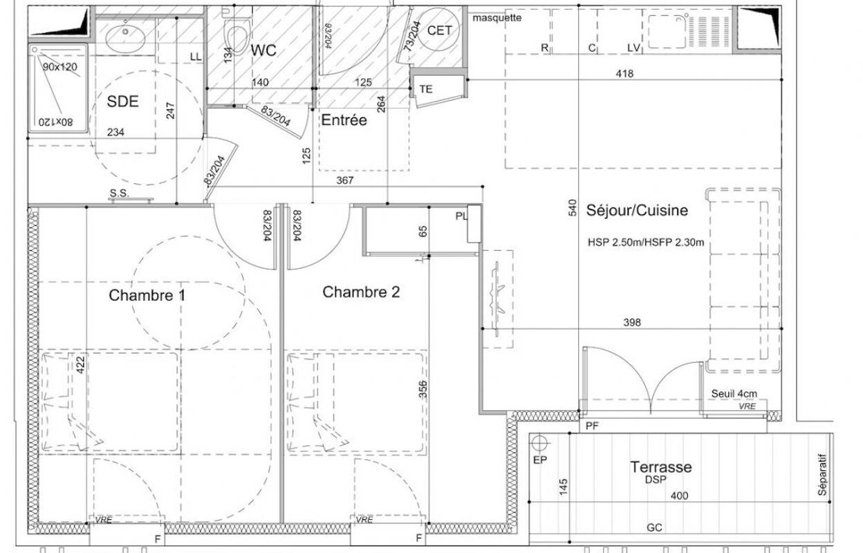 appartement 3 pièces 60 m2 à vendre à Toulon (83000)