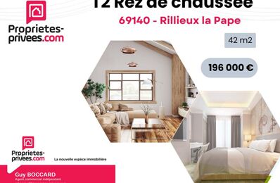 vente appartement 196 000 € à proximité de Neuville-sur-Saône (69250)