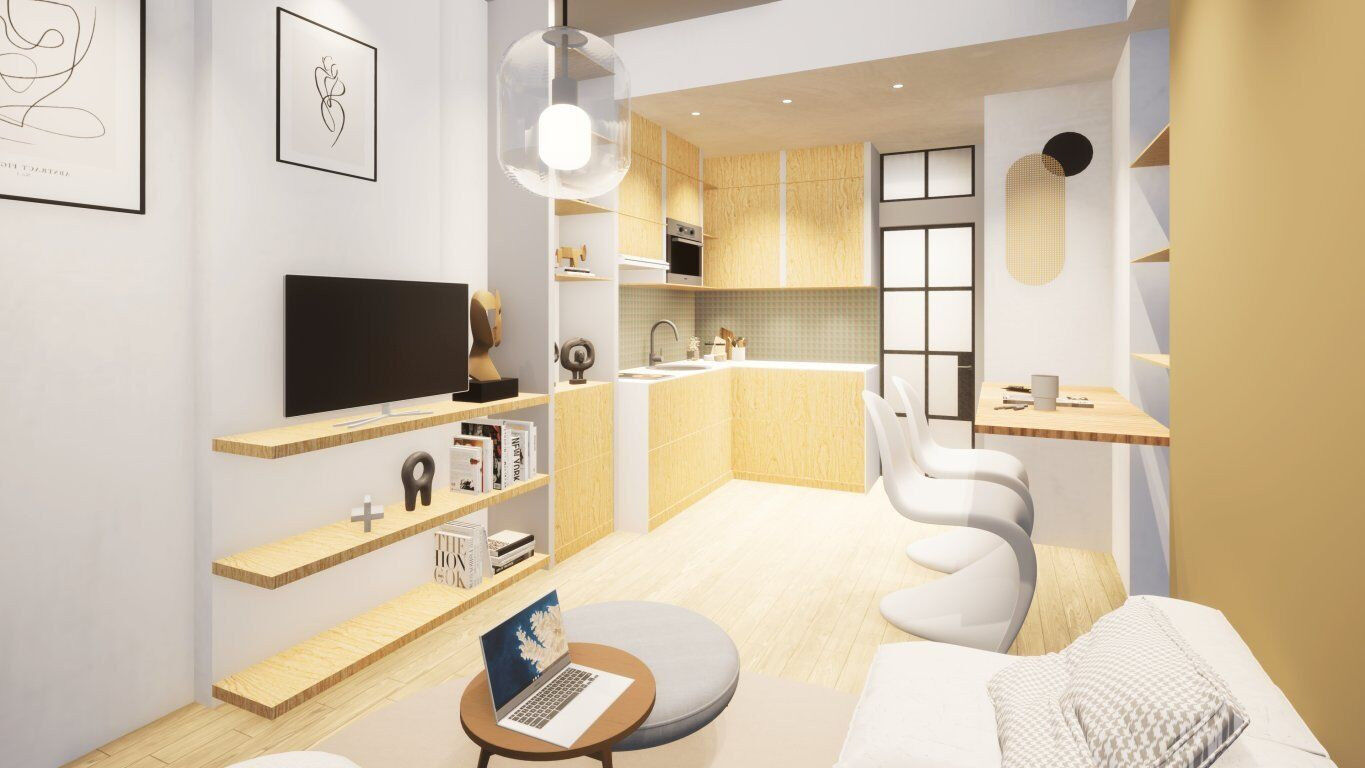 Appartement neuf 19 m²