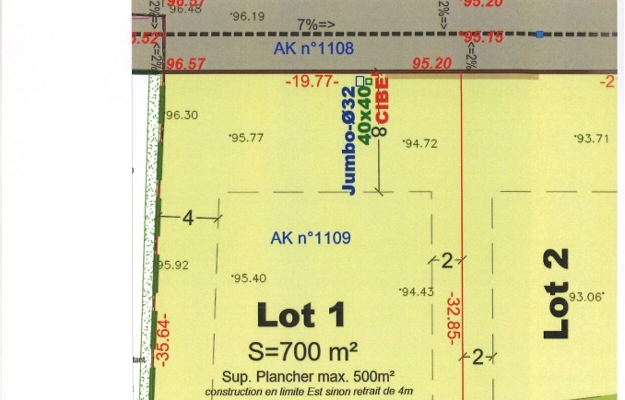 terrain  pièces 700 m2 à vendre à Créon (33670)