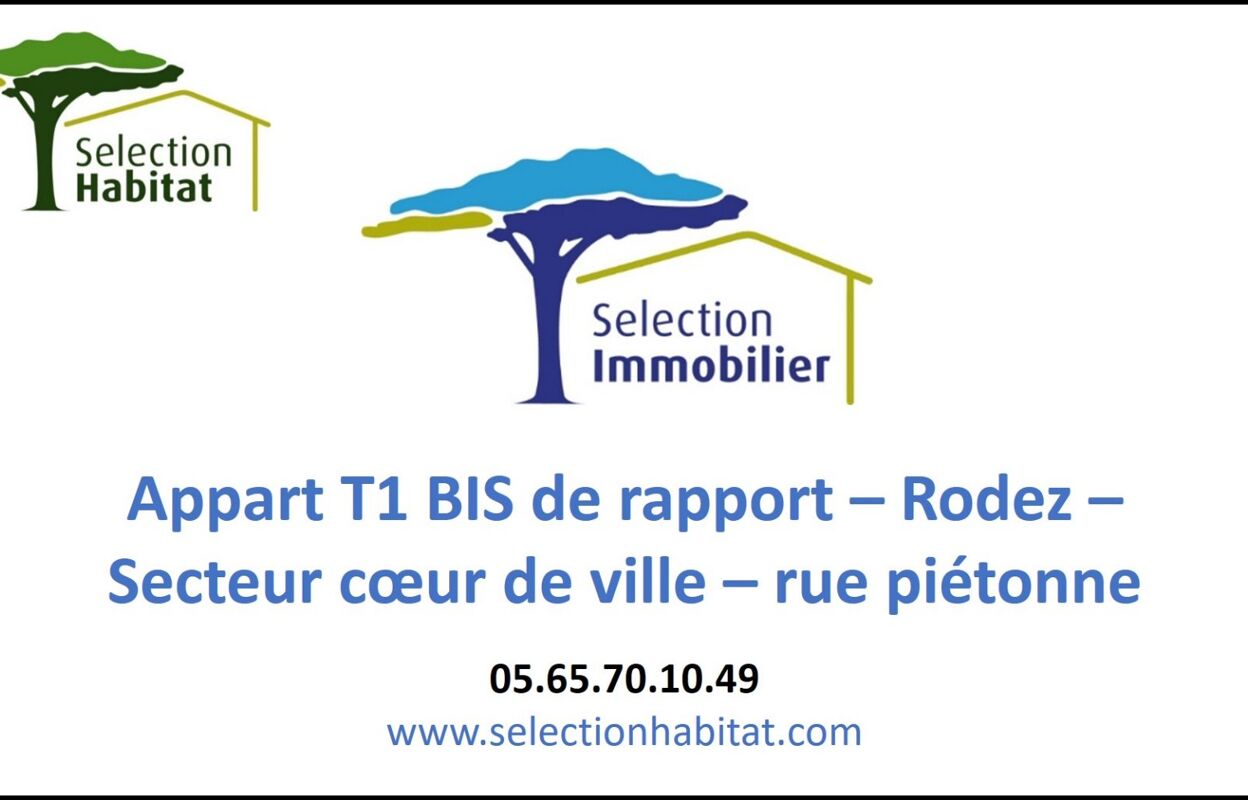 appartement 2 pièces 35 m2 à vendre à Rodez (12000)