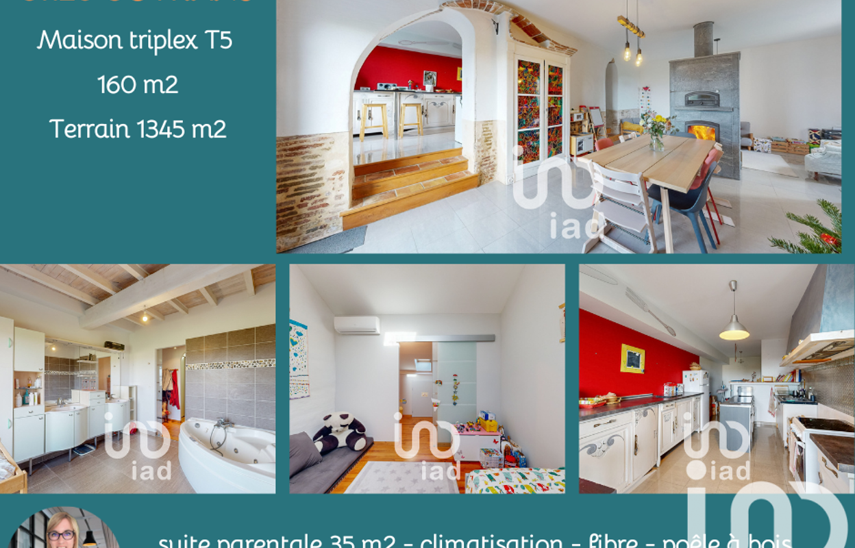 maison 5 pièces 160 m2 à vendre à Goyrans (31120)