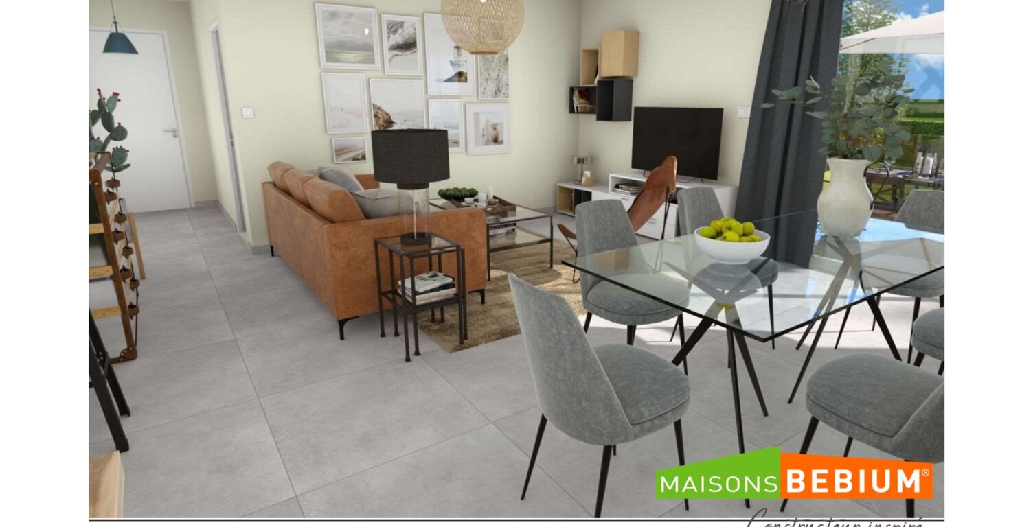 Projet de construction d'une maison 80.07 m² avec terrain à EGLISENEUVE-PRES-BILLOM (63) — photo 1