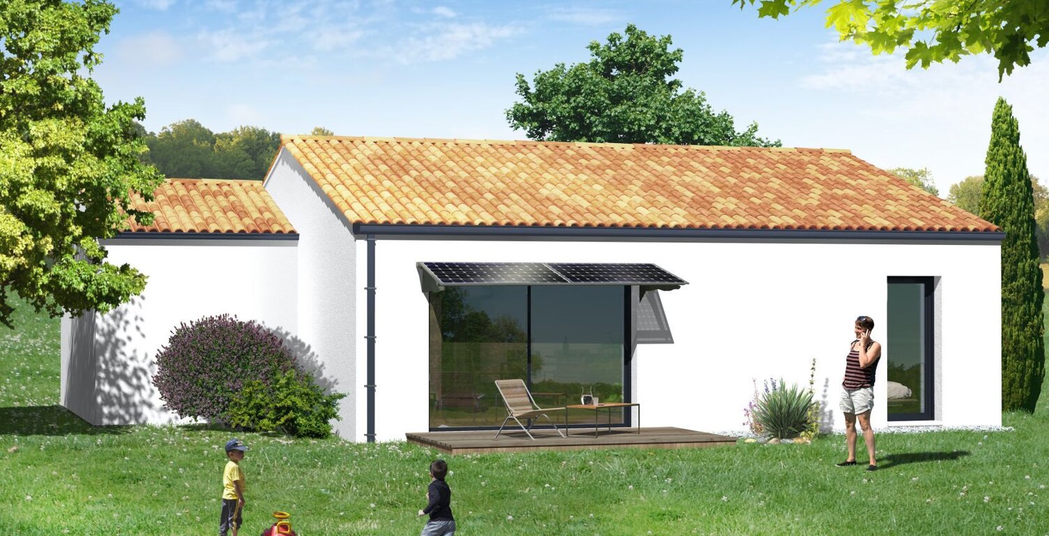 Projet de construction d'une maison 80.07 m² avec terrain à VOUILLE (86) — photo 1
