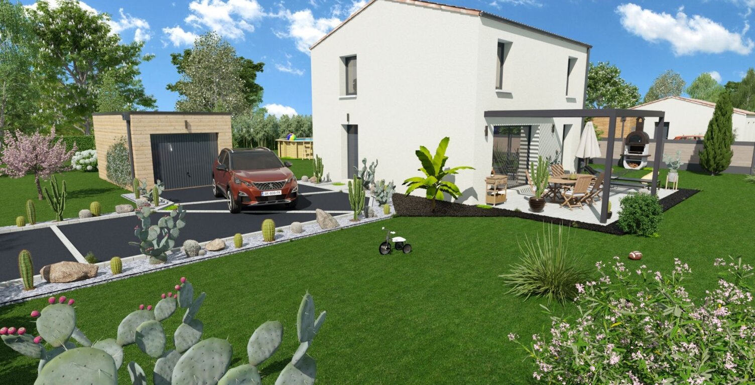 Projet de construction d'une maison 92.62 m² avec terrain à JAUNAY-MARIGNY (86) — photo 1
