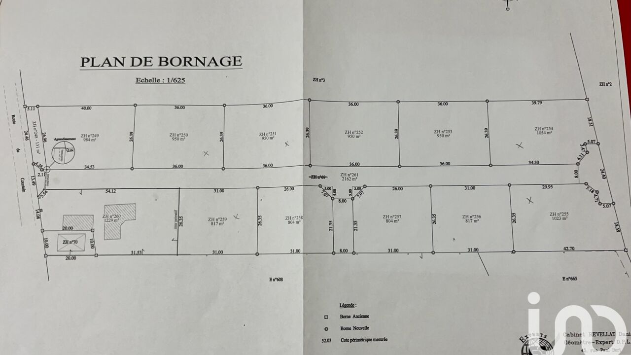 terrain  pièces 804 m2 à vendre à Domats (89150)